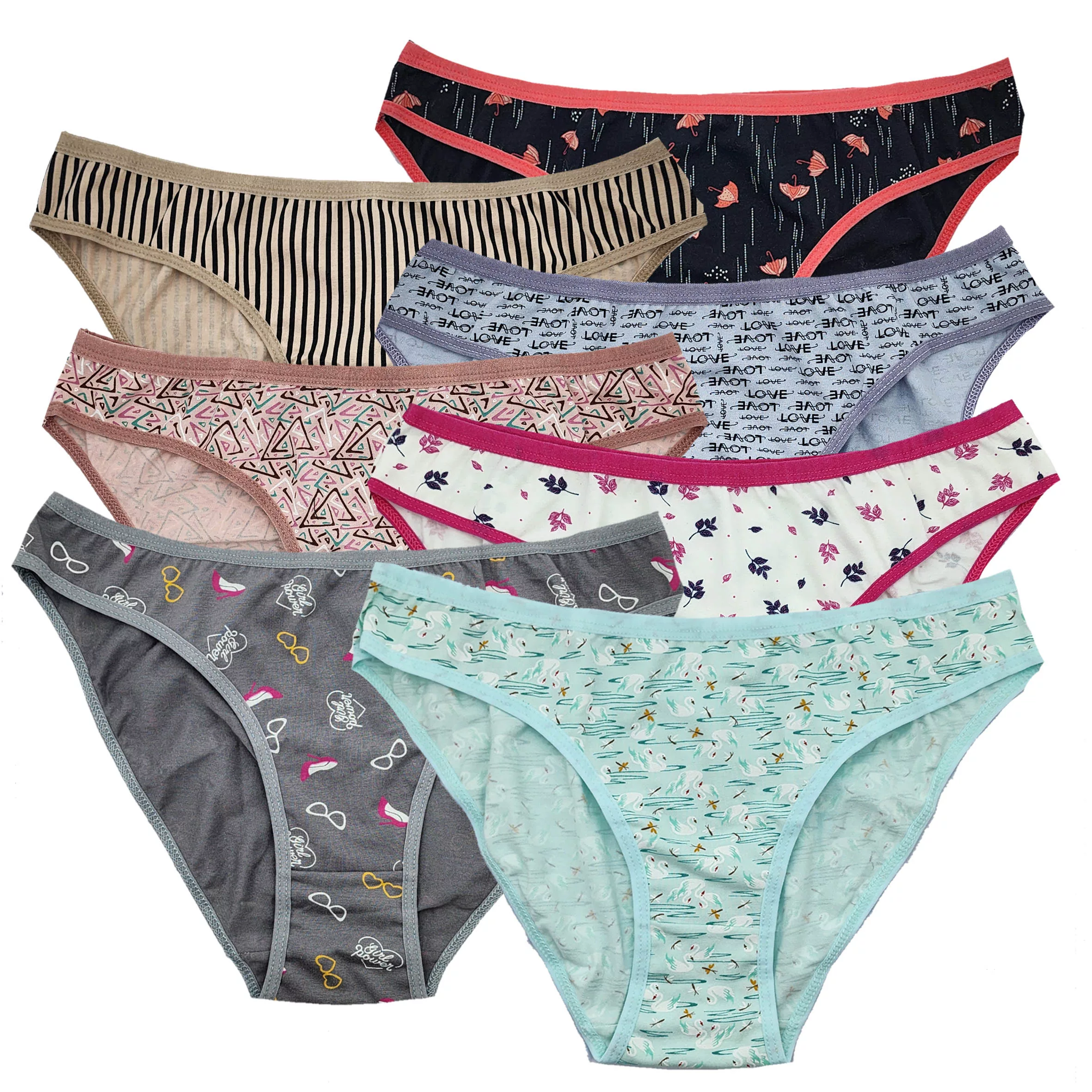 شورت زنانه آداک مدل نخی بسته 7 عددی