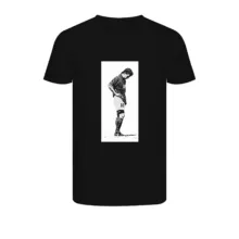 تی شرت آستین کوتاه زنانه مدل روبرتو باجو رنگ مشکی