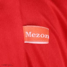 پیراهن یقه گرد زنانه مزون مدل دنباله دار رنگ قرمز