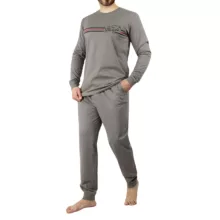 ست تی شرت و شلوار مردانه آریان نخ باف مدل Z17633