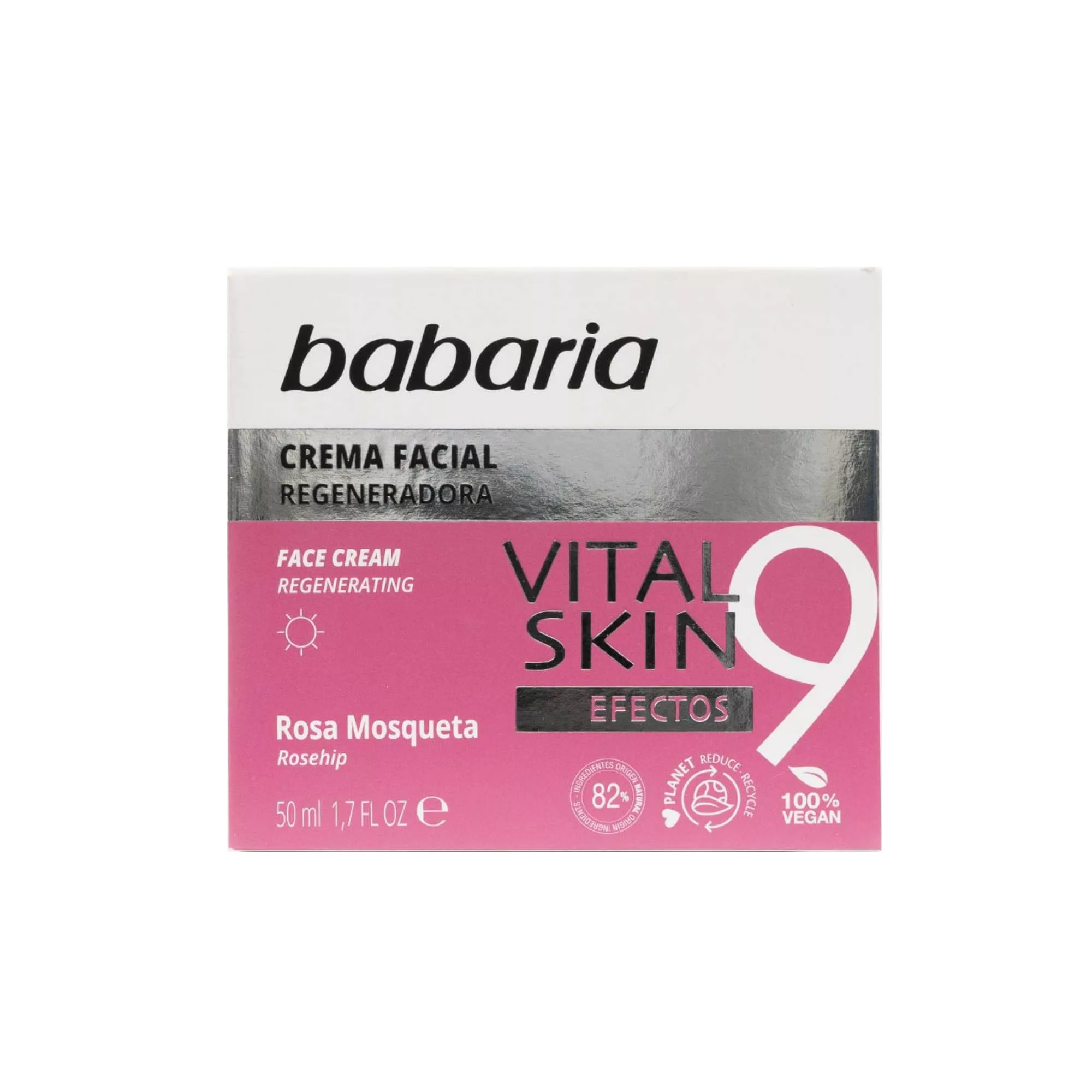 کرم ضد چروک باباریا مدل Vital Skin 9 مناسب برای انواع پوست حجم 50 میلی لیتر