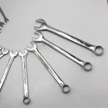 آچار یکسر تخت و یکسر رینگی سان تولز مدل AJ-6/22MM-012 مجموعه 12 عددی