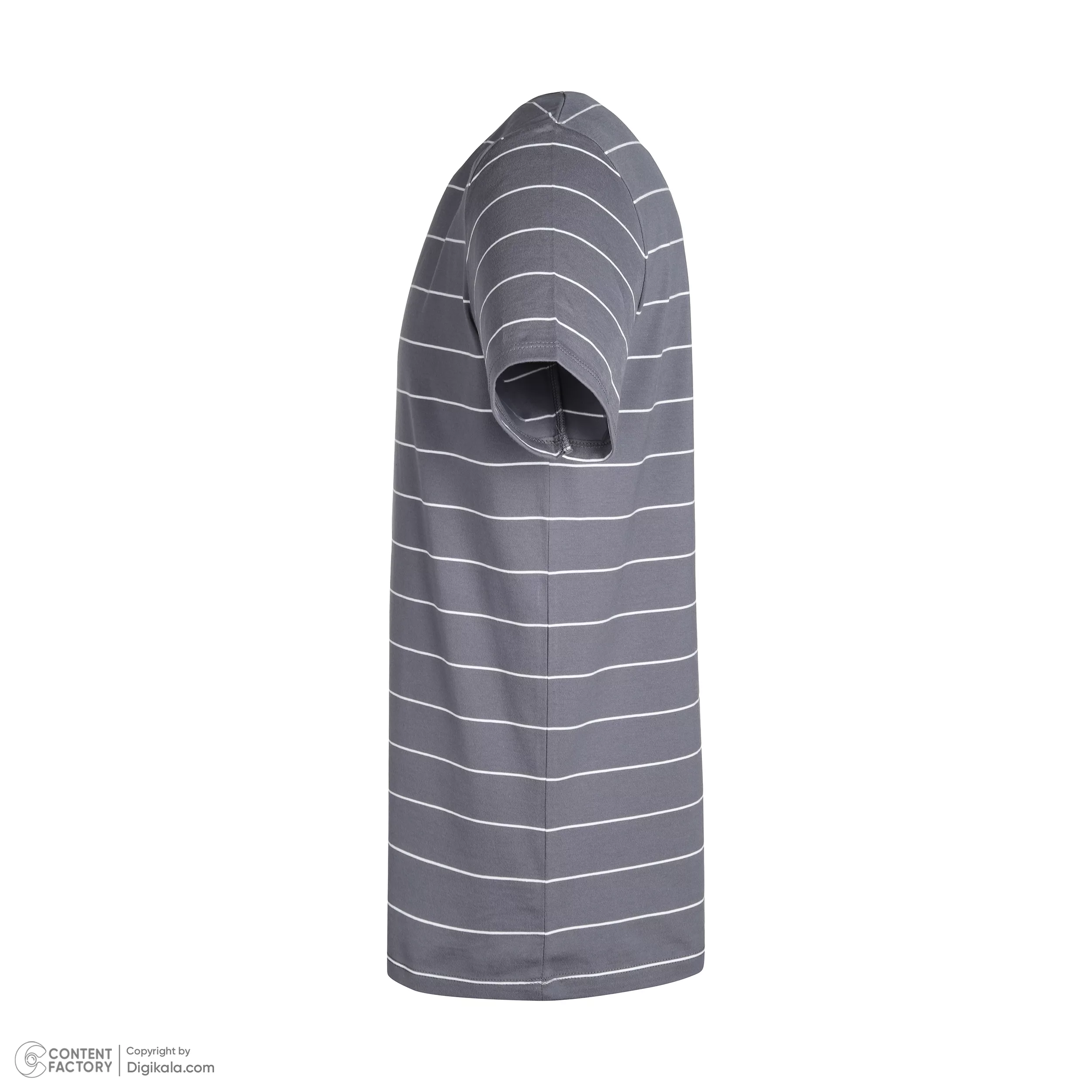 تی شرت آستین کوتاه مردانه باینت مدل 767-5 رنگ طوسی