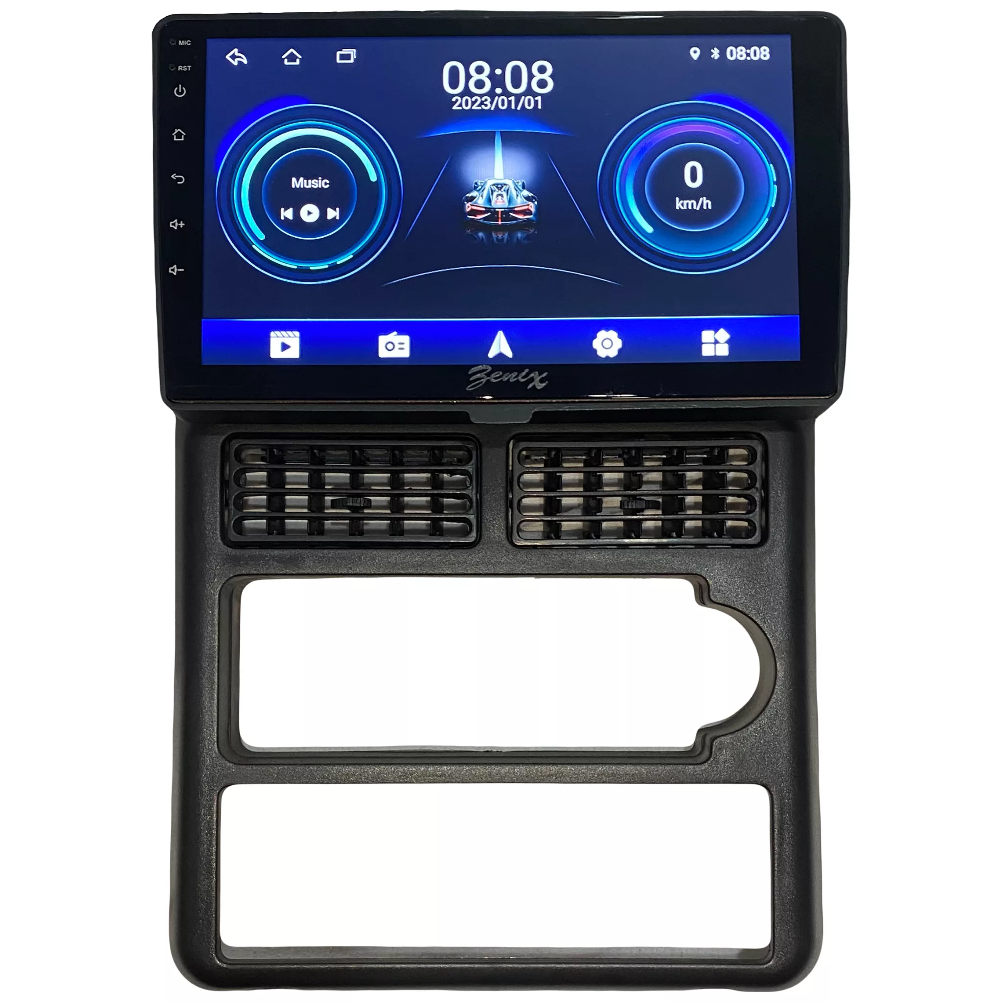 مانیتور خودرو بنیکس کد 0124 مناسب برای پراید صبا بالا