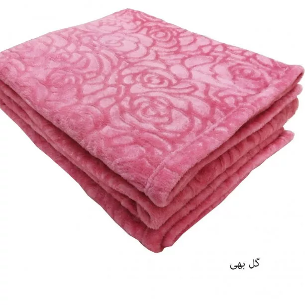 پتو مسافرتی گلبافت مدل گل رز سایز 145×210 سانتی متر