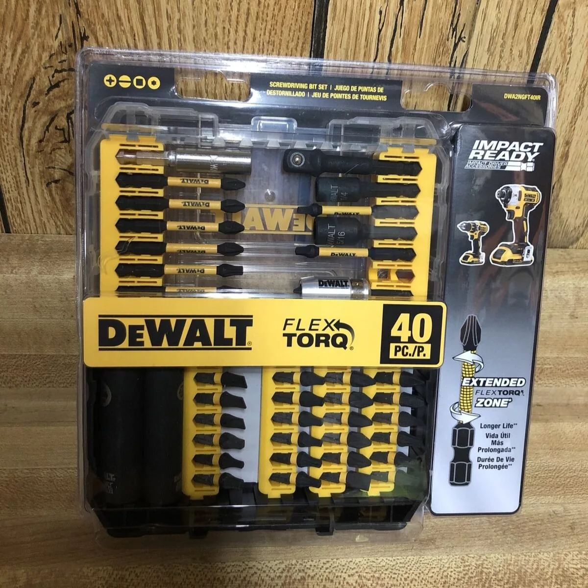 رابط سری پیچ گوشتی دیوالت مدل DWA2NGFT40IR مجموعه 40 عددی