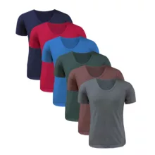 زیرپوش آستین دار مردانه نیکو کد N2859 بسته 6 عددی