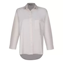 شومیز آستین بلند یقه برگردان زنانه برندس مدل 31216C07 رنگ کرم