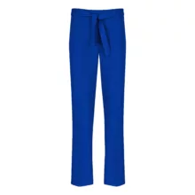 شلوار زنانه مدل 326 هاوین راسته کمرکش رنگ آبی