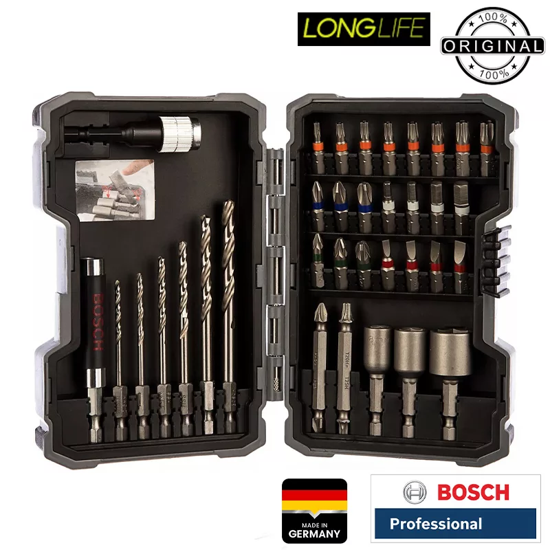 سری پیچ گوشتی و مته  بوش مدل  2607017328 Box مجموعه 35 عددی