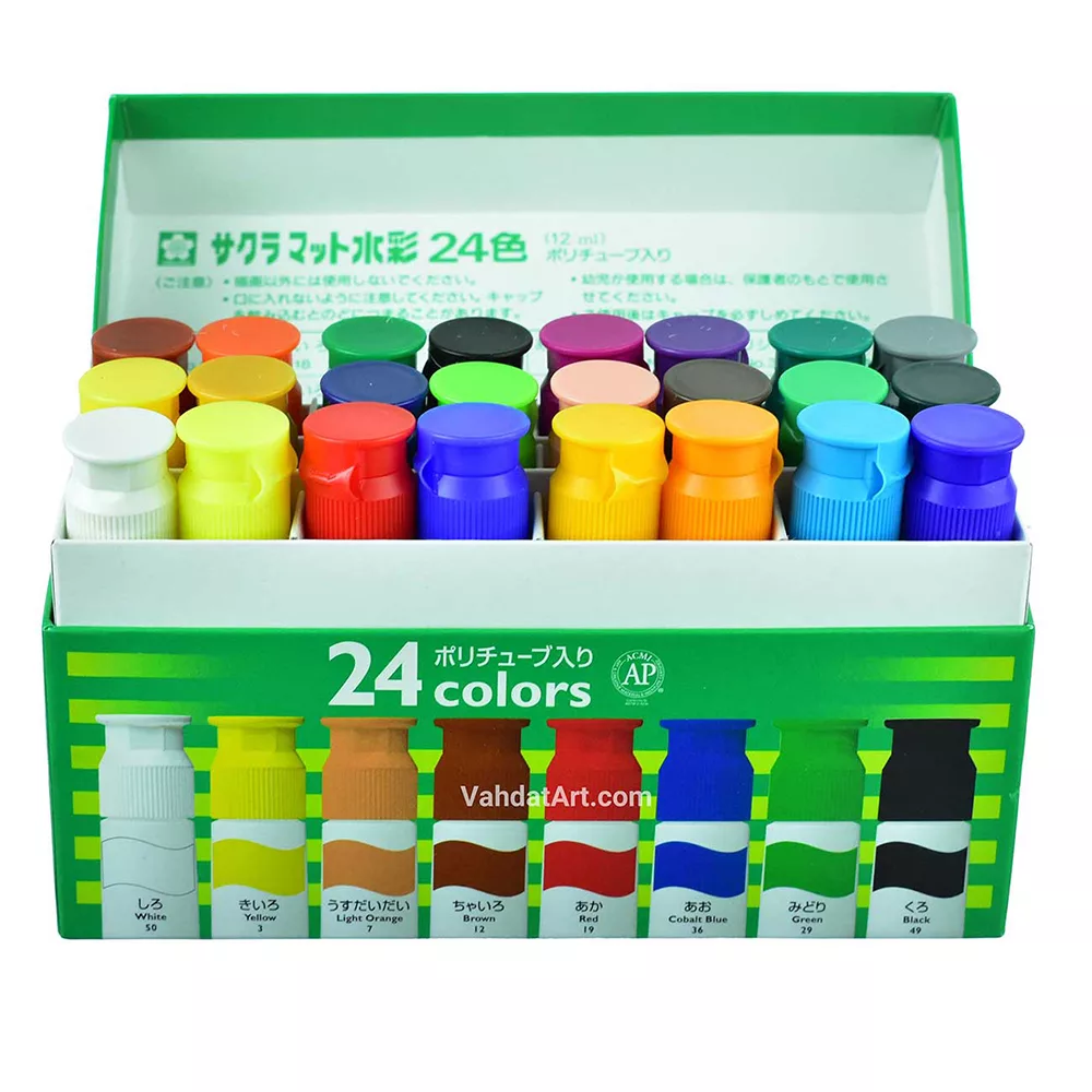 آبرنگ 24 رنگ ساکورا کد 146433