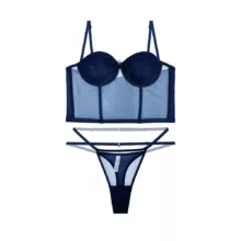 ست شورت و سوتین زنانه نوشه پوش مدل دکلته اسفنجی پایه بلند کد 99003