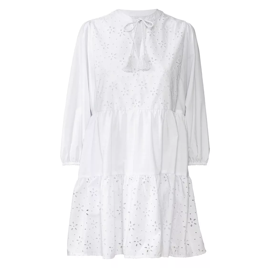 پیراهن زنانه اسمارا مدل خامه دوزی با آستر نخی