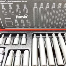 آچار بکس ستاره ای رونیکس مدل RH-2696 مجموعه 15 عددی