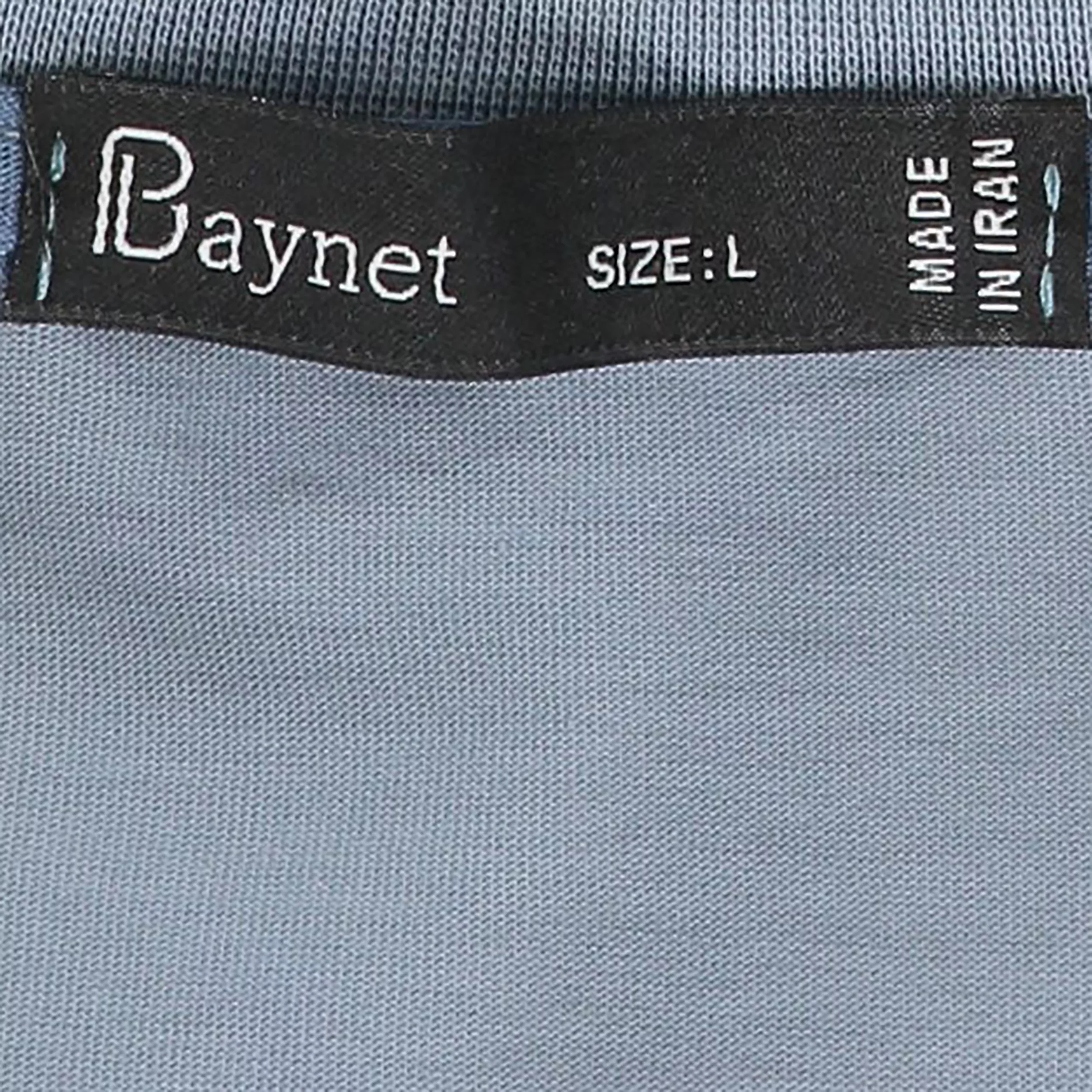 تی شرت آستین بلند مردانه باینت مدل 513-21 رنگ آبی روشن