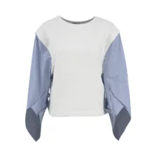 بلوز آستین بلند زنانه سرژه مدل 203515 رنگ سفید