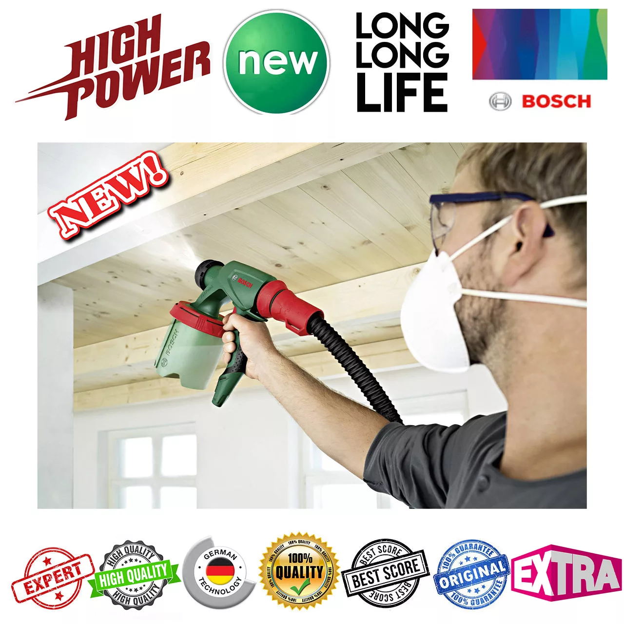 پیستوله رنگ پاش برقی بوش مدل PFS 3000-2 Universal