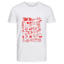 تی‌شرت آستین کوتاه زنانه مدل ژاپن توکیو