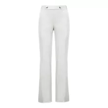 شلوار زنانه مدل 331 هاوین مازراتی دمپا کمرکش رنگ سفید