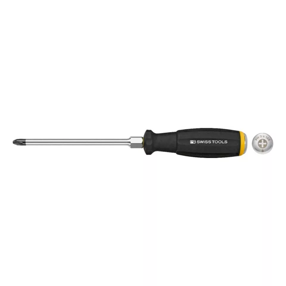 پیچ گوشتی چهارسو ضربه خور سوئیس تولز مدل PB 8193.D 1-80