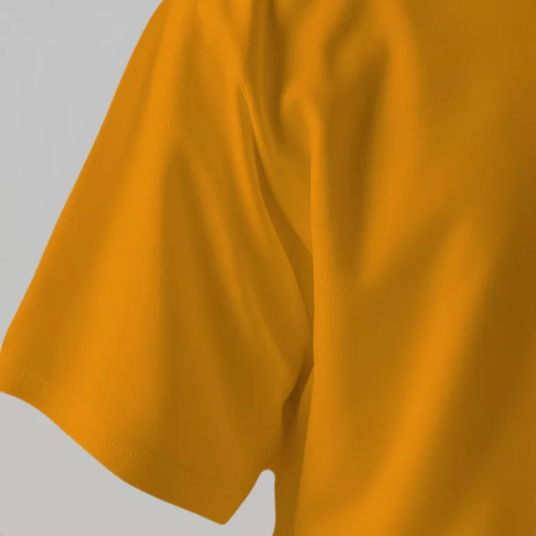 تیشرت اورسایز آستین کوتاه زنانه مدل باکسی طرح گربه های آویز رنگ پرتقالی