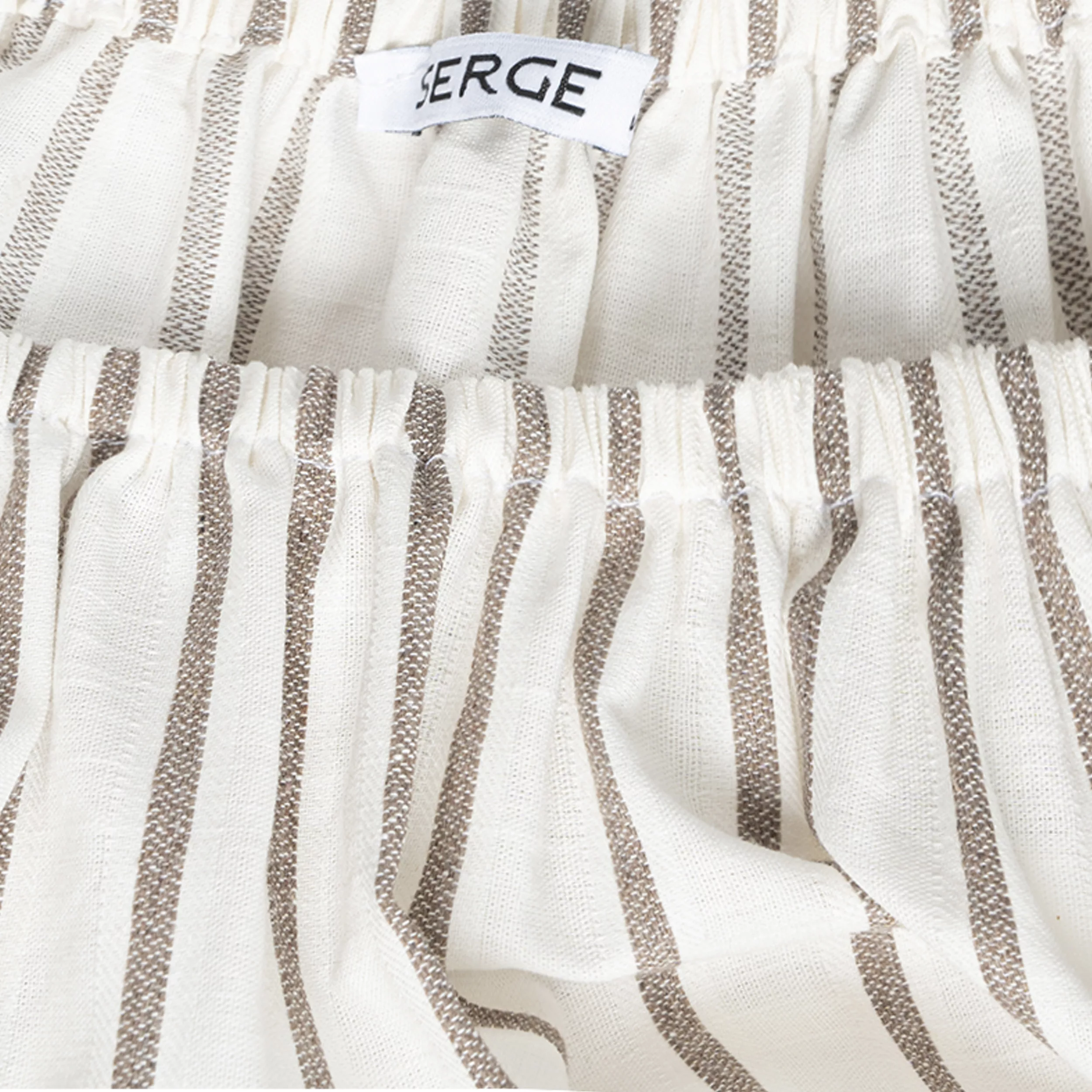 بلوز آستین بلند زنانه سرژه مدل 204655 رنگ کرم