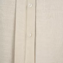 شومیز آستین کوتاه یقه انگلیسی زنانه سرژه مدل 207369 رنگ کرم