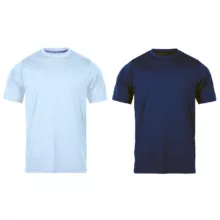 تی شرت آستین کوتاه مردانه رانژ مدل 25RA22D02M-2701-01 بسته 2 عددی آبی سرمه ای