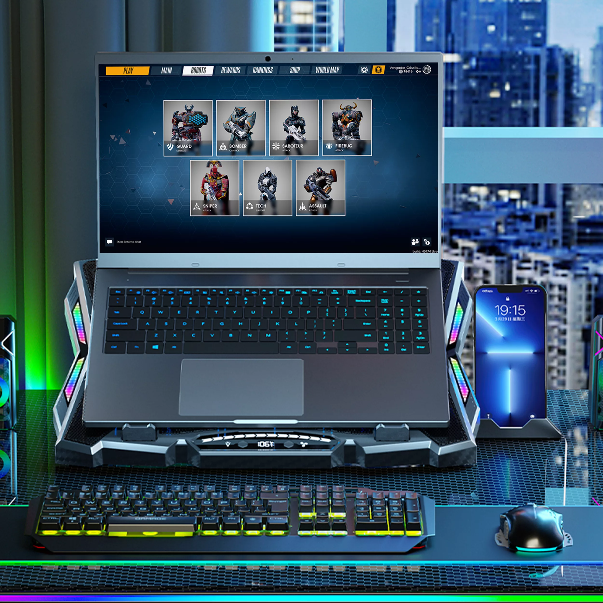 پایه خنک کننده  لپ تاپ تراست مدل TPad 6 Plus