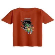 کراپ تی‌شرت آستین کوتاه زنانه مدل ماینکرفت کد 11