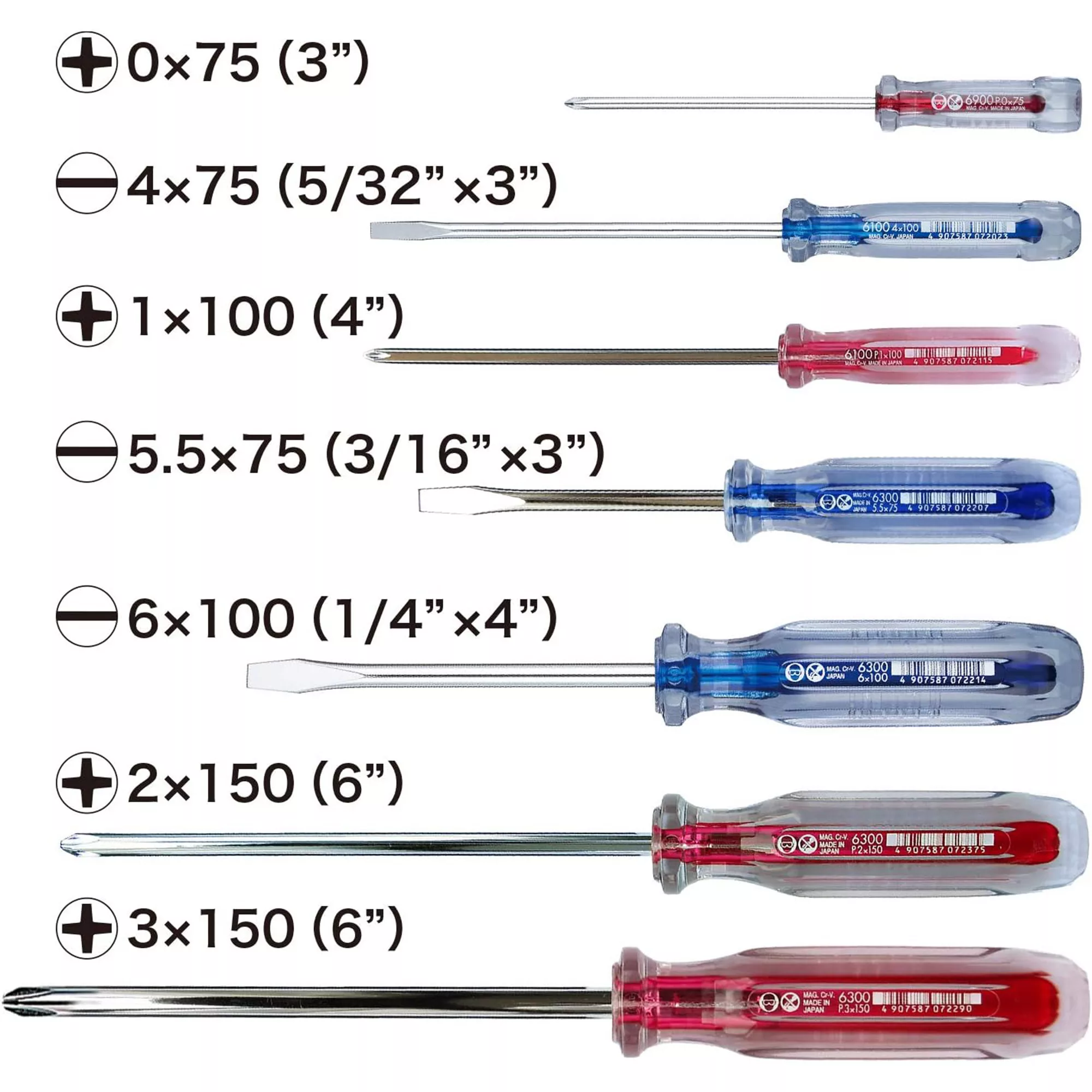 پیچ گوشتی وسل مدل 6307HS بسته 7 عددی