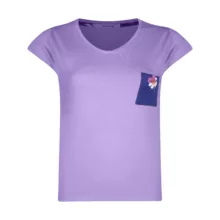 ست تی شرت و شلوارک زنانه افراتین مدل زرپران کد 6595 رنگ بنفش