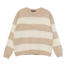 پلیور یقه گرد زنانه ال سی وایکیکی مدل تریکو ول سافت