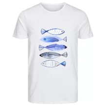 تی‌شرت آستین کوتاه زنانه مدل ماهی کد 002