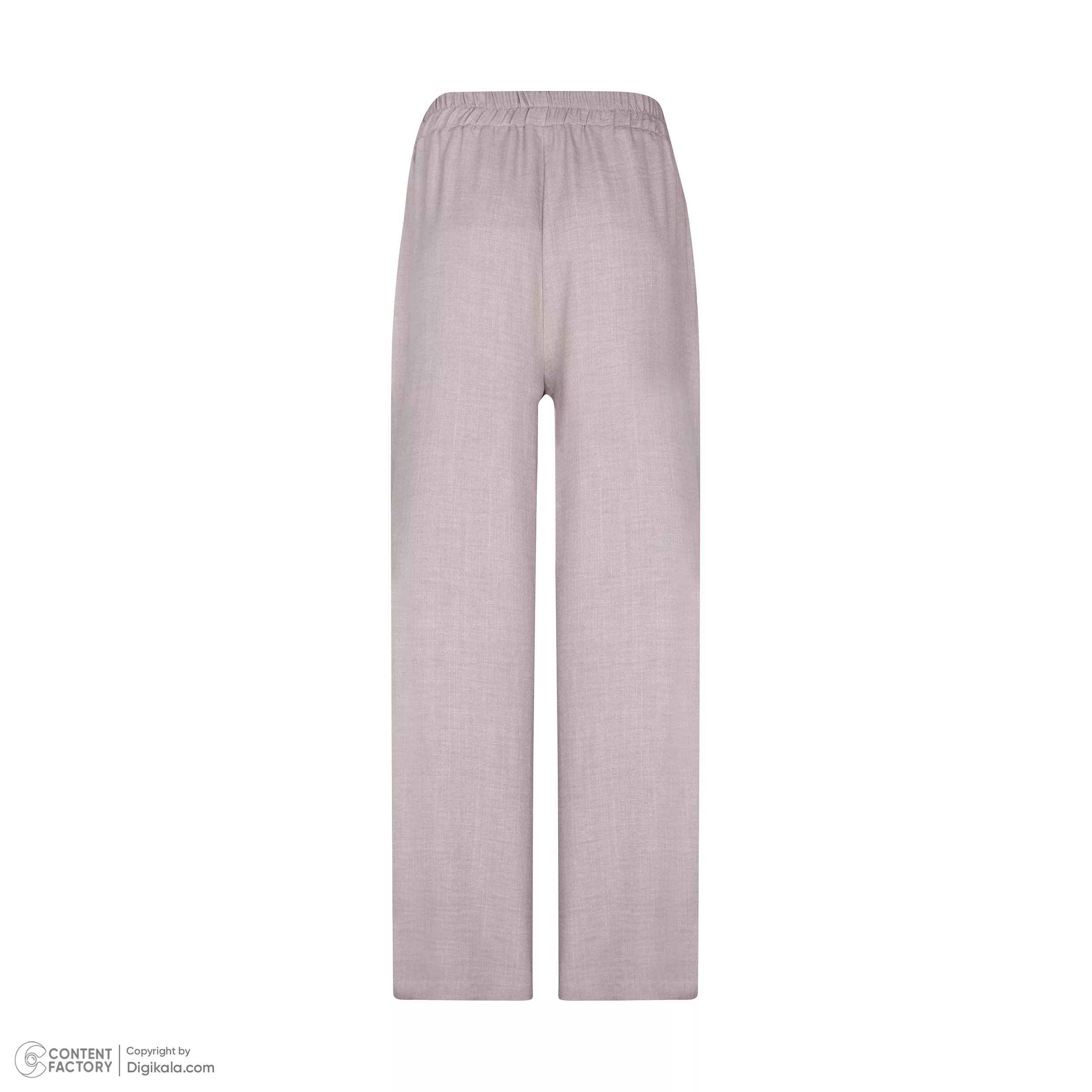 شلوار آزاد زنانه نیزل مدل 638 رنگ کرم