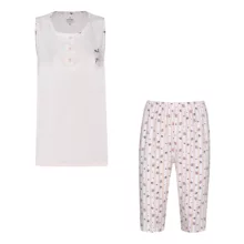 ست تاپ و شلوارک زنانه ناربن مدل 15211128 رنگ کرم