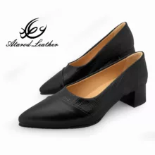 کفش زنانه چرم عطارد مدل چرم طبیعی کد SH292