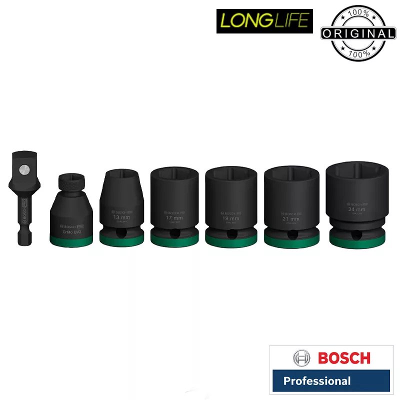 آچار بکس فشار قوی بوش مدل IMPACT PRO 1/2 مجموعه 7 عددی