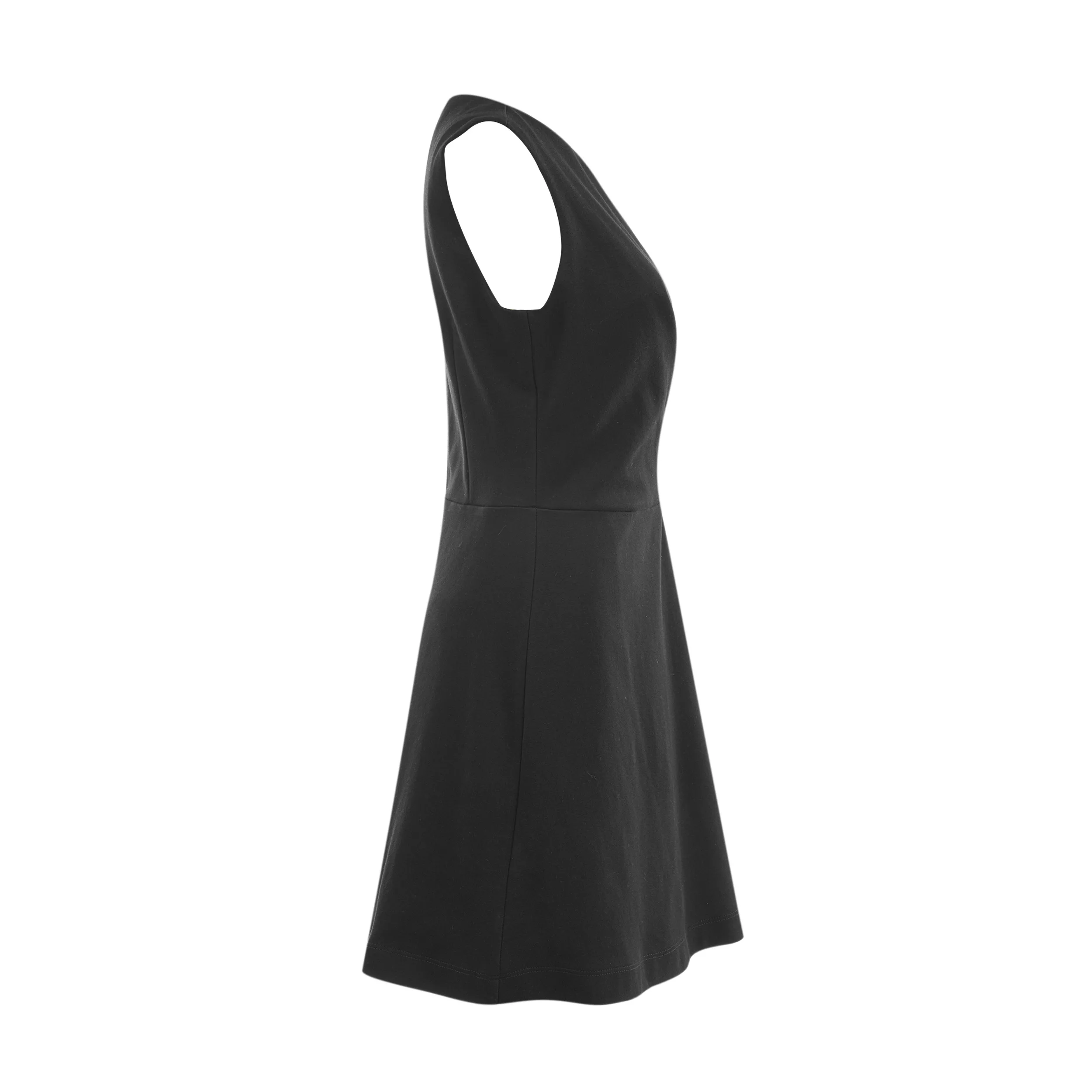 پیراهن یقه گرد زنانه سرژه مدل 203531 رنگ مشکی رنگ مشکی