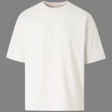 تی‌شرت آستین سه ربع مردانه مدل ریلکس رنگ سفید