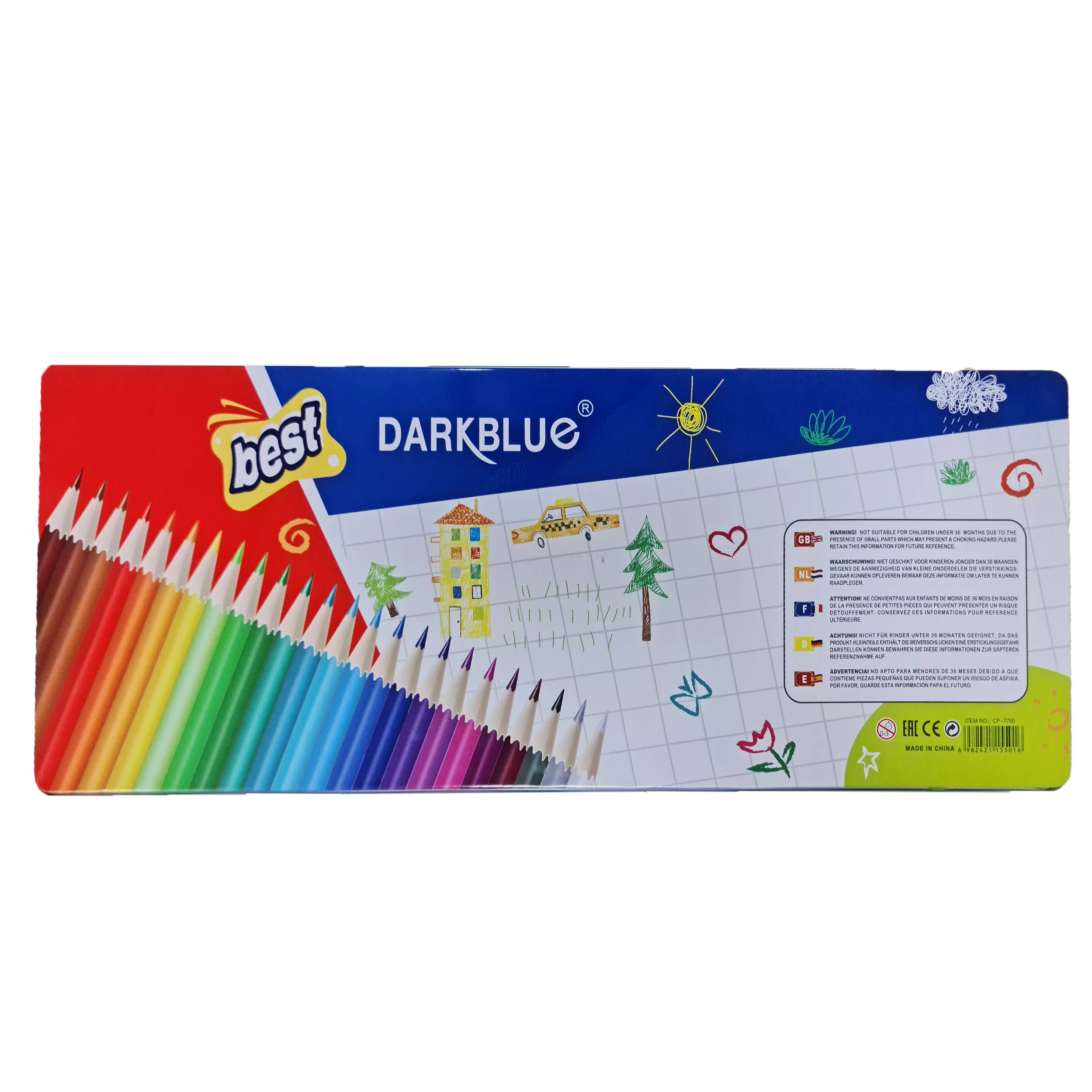 مداد رنگی 50 رنگ مدل darkblue
