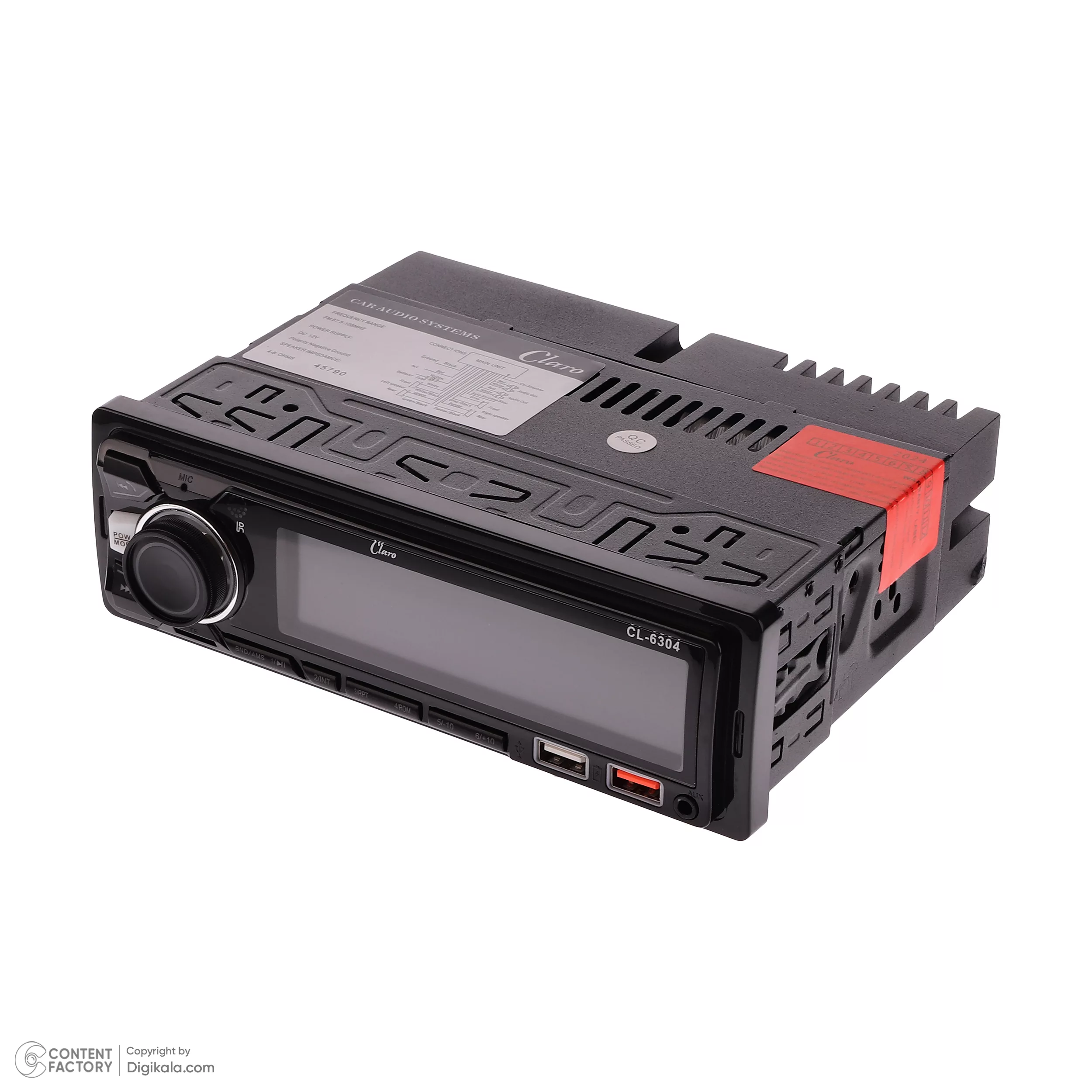 پخش کننده خودرو کلارو مدل CL-6304