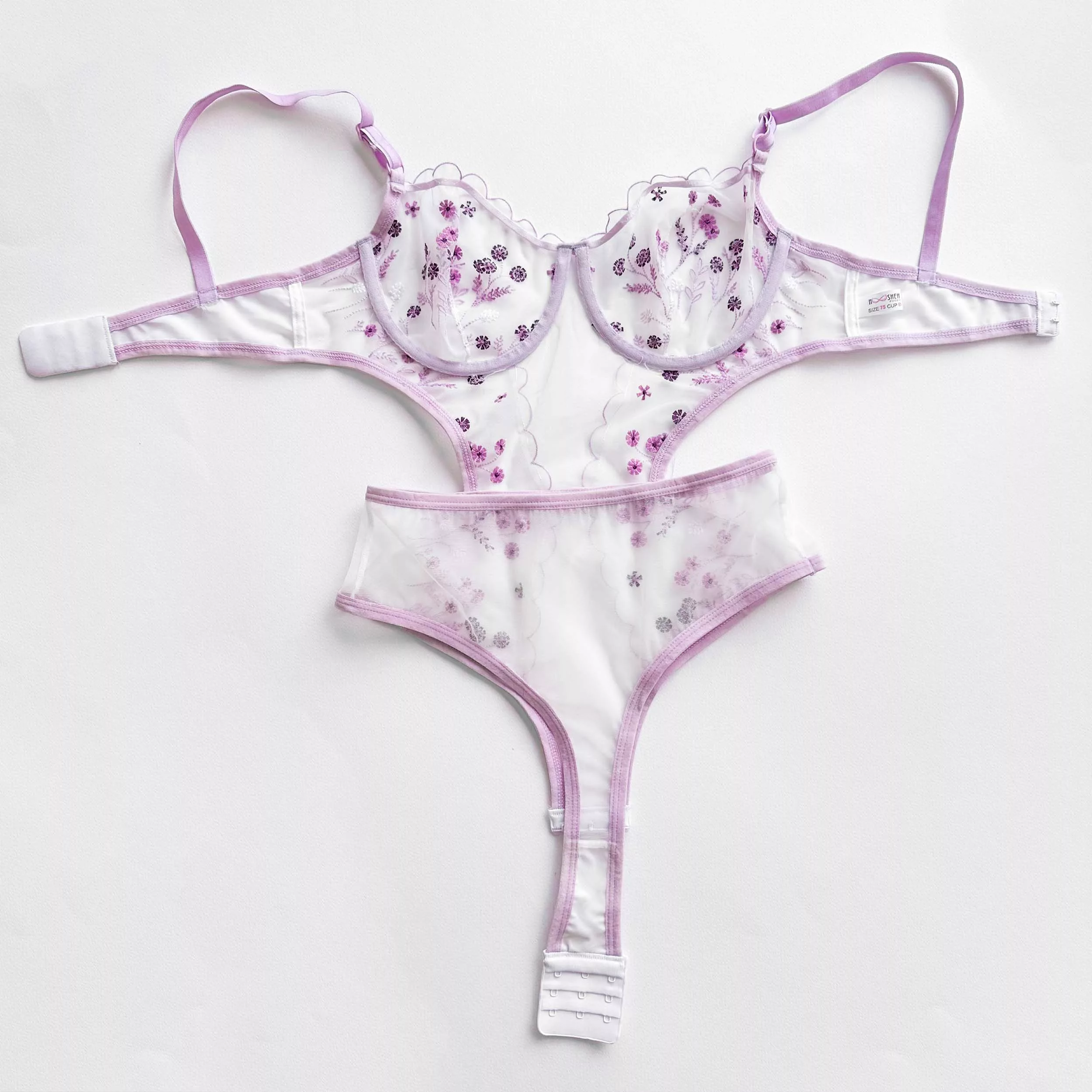 لباس خواب زنانه نوشه پوش مدل توری