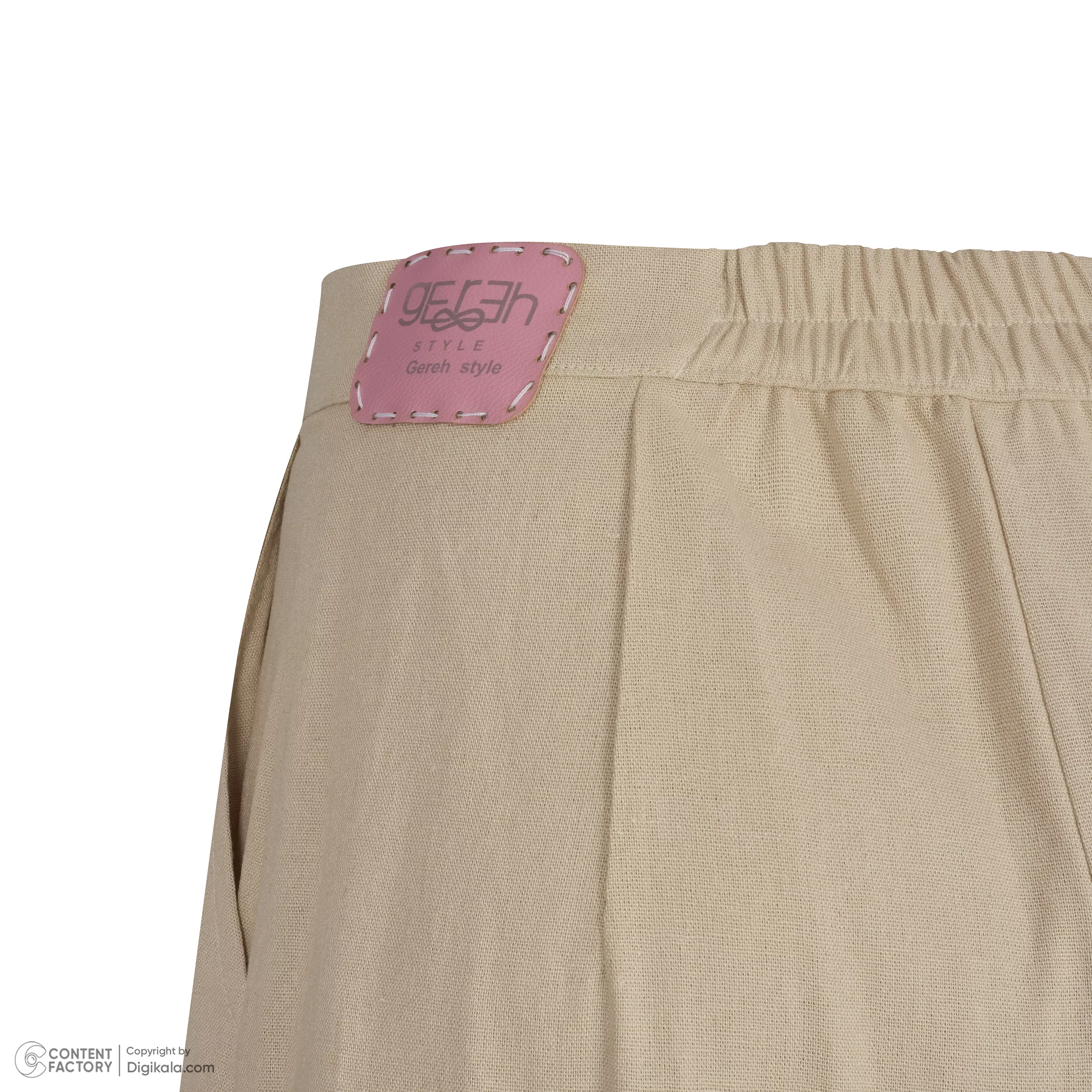شلوار آزاد زنانه گره استایل مدل P-140