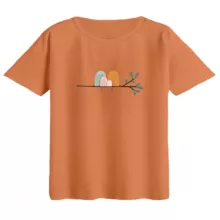 تی‌شرت  اورسایز آستین کوتاه زنانه مدل باکسی کیوت رنگ گلبهی