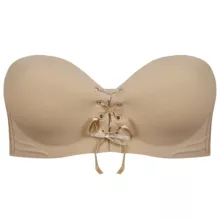 سوتین دکلته زنانه ماییلدا مدل قابل تنظیم بند متحرک کد 5308 رنگ قهوه ای روشن