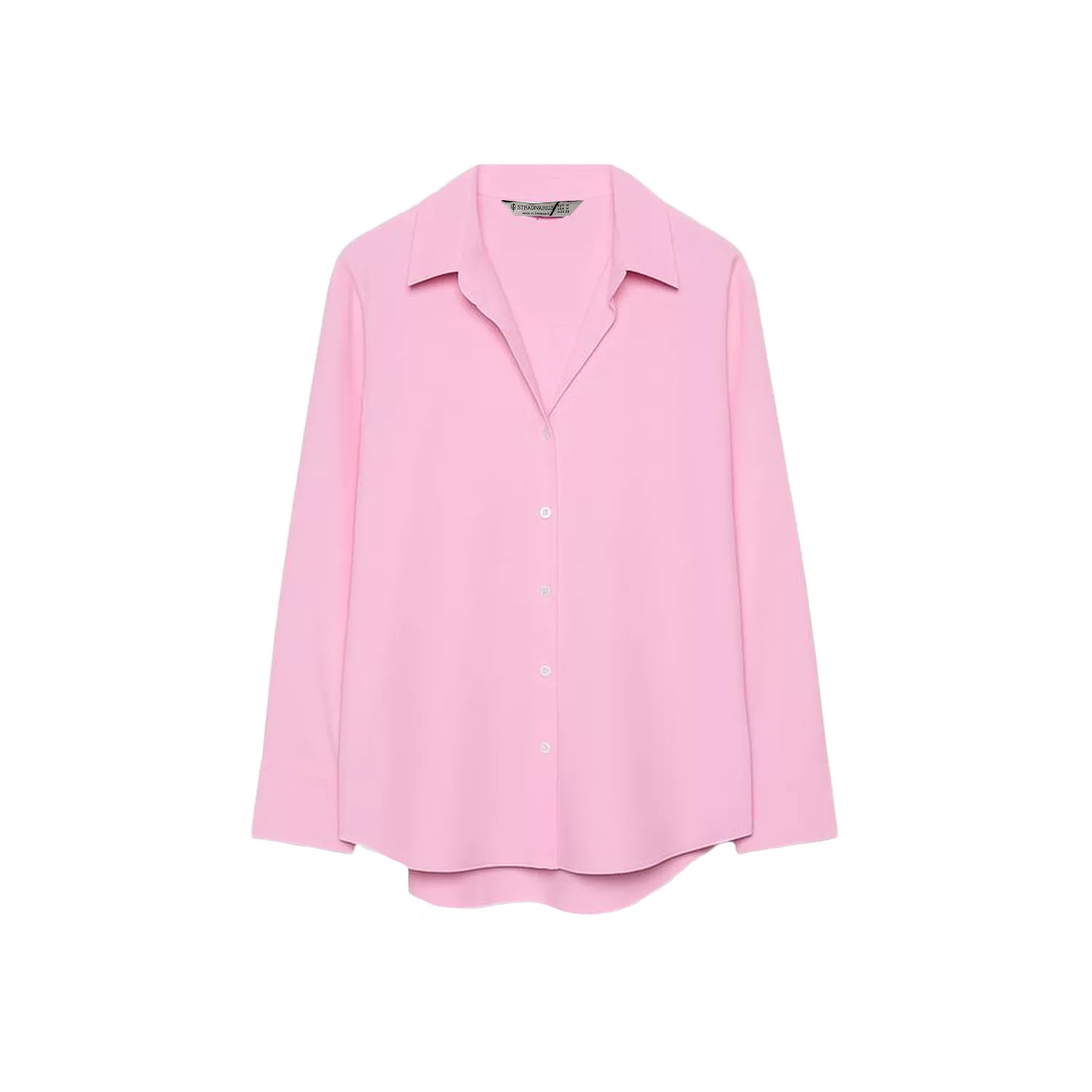 شومیز آستین بلند یقه برگردان زنانه استرادیواریوس مدل 10046