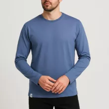 تی شرت آستین بلند مردانه باینت مدل 513-19 رنگ آبی