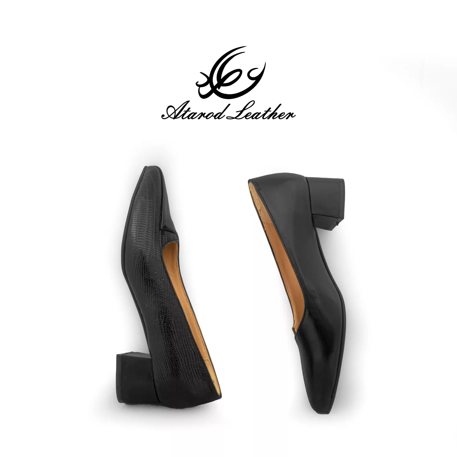 کفش زنانه چرم عطارد مدل چرم طبیعی کد SH296
