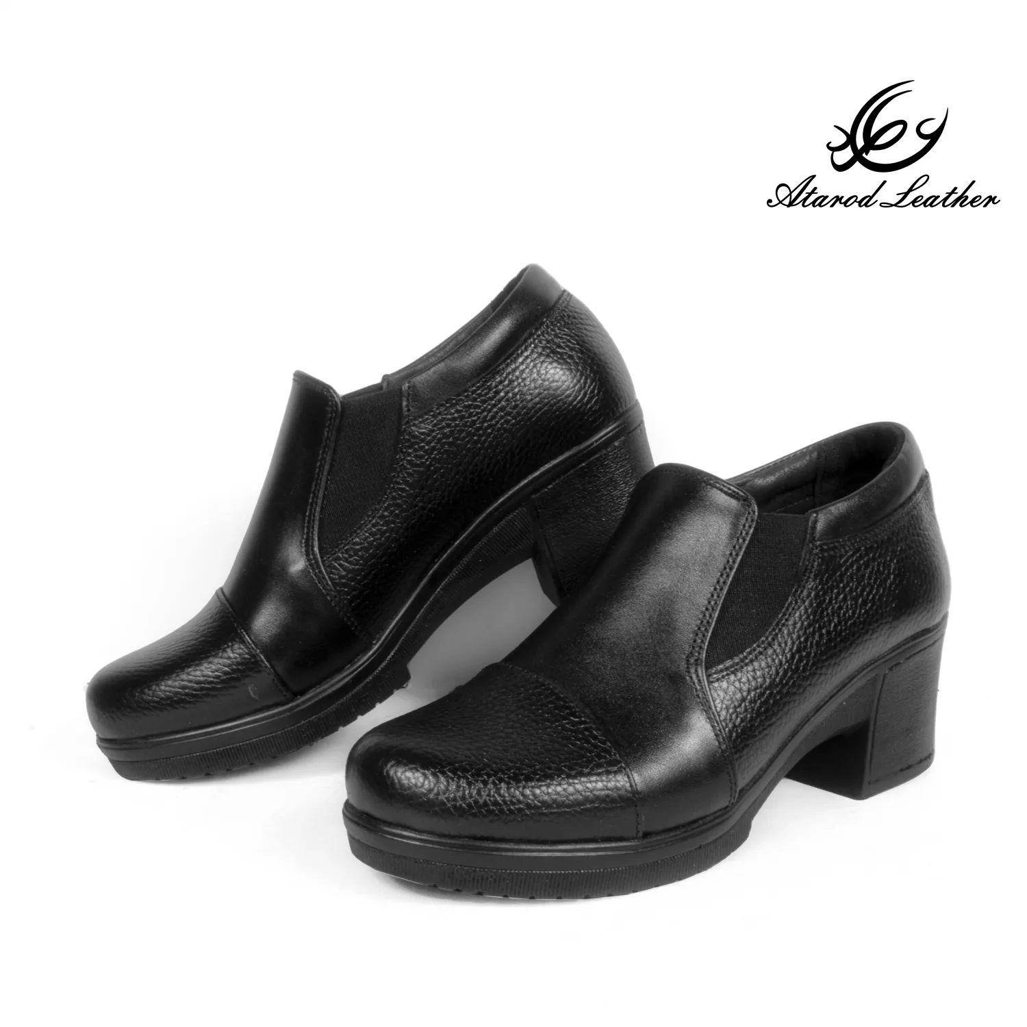 کفش زنانه چرم عطارد مدل چرم طبیعی کد SH138